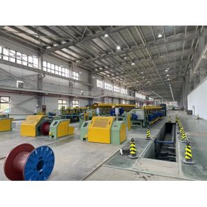 Solid/CO2 welding wire production line