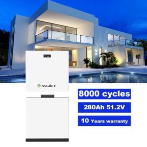 Wholesale 51.2V 280Ah 15kWh LiFePO4 Lithium Battery Stackable Bms 10kWh 20kWh Pv Storage from china suppliers