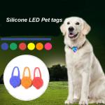Waterproof Silicone LED Light Pet Collar Clip On Light Dog Collar Pet Safety