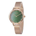 Creative Womens Fashion Watch 3atm Water Resistant With Glitter Dial