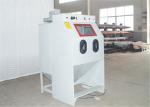 900mm * 600mm * 550mm Suction Blast Cabinet Dust Free 550W Fan Power 250Kg