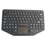 5VDC 91 Keys IP67 Dynamic Silicone Rugged Keyboard with touchpad