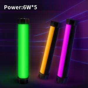 Wholesale Magnetic RGBW with 14 effects fill light for TikTok Vlog selfie livestream photography Rechargeable LED Tube Light from china suppliers