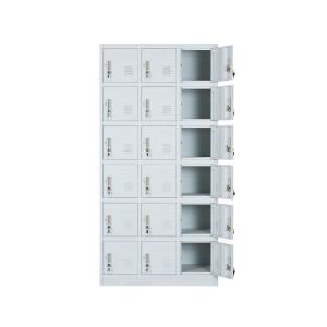 Wholesale OEM Size 18 Door Metal Lockers Steel Outdoor Storage Lockers from china suppliers