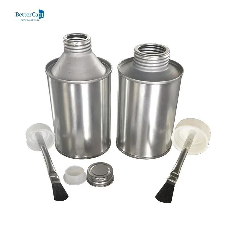 Metal Industrial Paint Tins 32oz Monotop Cans With Dauber Cap