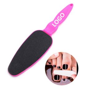 Wholesale Promotional Pink Double Side Nail Polishing Nail File Logo Customized from china suppliers