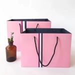Washable 21x11x27cm 350g UV CMYK 160gsm Non Woven Paper Bag
