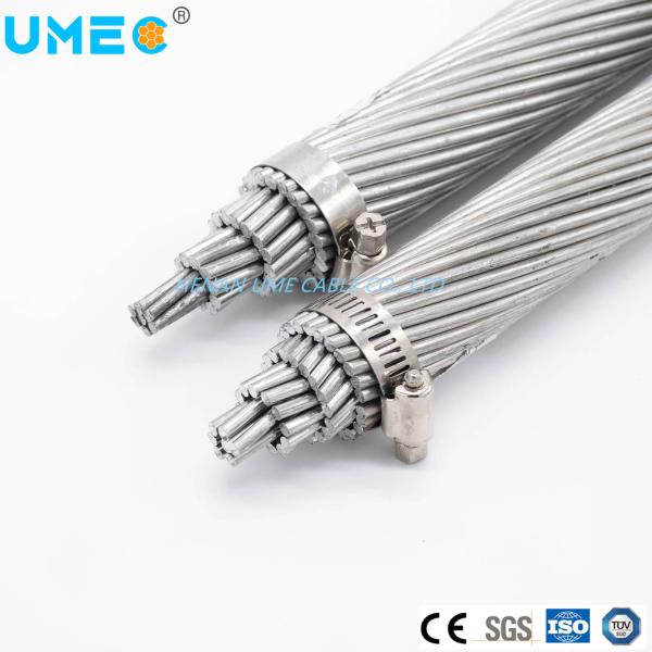 Round Wire ACSR Bare Conductor 1/0 2/0 3/0 4/0 AWG Size Aluminum Reinforced