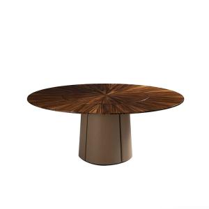 Wholesale Pine Burl Luxury Modern Dining Room Tables 1.6m Kitchen Table Sets from china suppliers