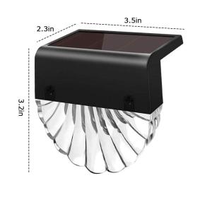 Wholesale ABS Acrylic Outdoor Solar Fence Light Shell Figurine Warm / RGB Light from china suppliers