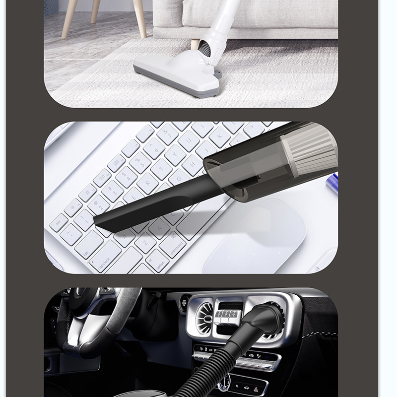Abs Portable Stick Vacuum Cleaner Wet And Dry Clean Floor Carpet 100w 7kpa