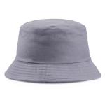 White Foldable Bucket Hat Street Headwear Outdoor Fisherman Cap For Men Woman