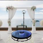 Event Spin LED 360 Photo Booth Portable 32 Inch 39 Inch 45 Inch For Wedding
