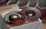 Aluminum Oxide Resin Bonded Abrasives Flap Discs 4 1/2 Size