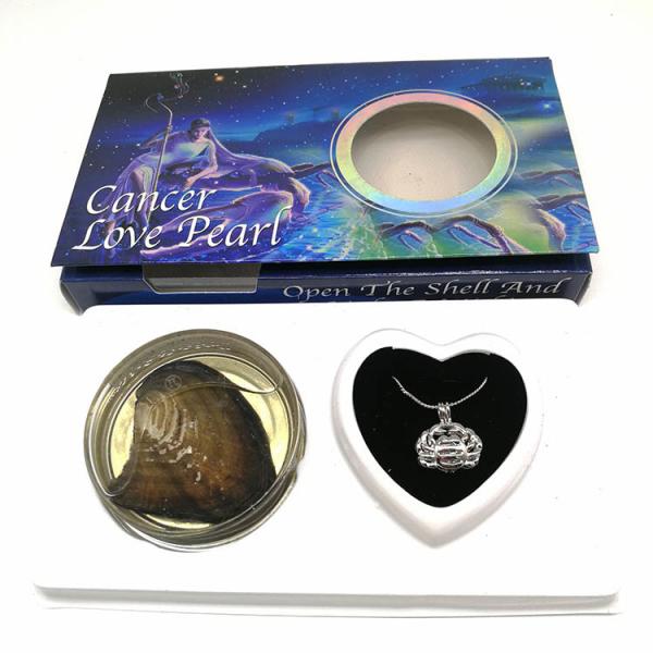 Natural Wish Freshwater Love Pearl Precious 12 Horoscope Zodiac Cage Holder