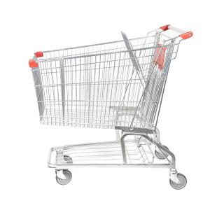 Wholesale CE Durable Q195 Steel Grocery Shopping Trolley Large Shopping Cart from china suppliers