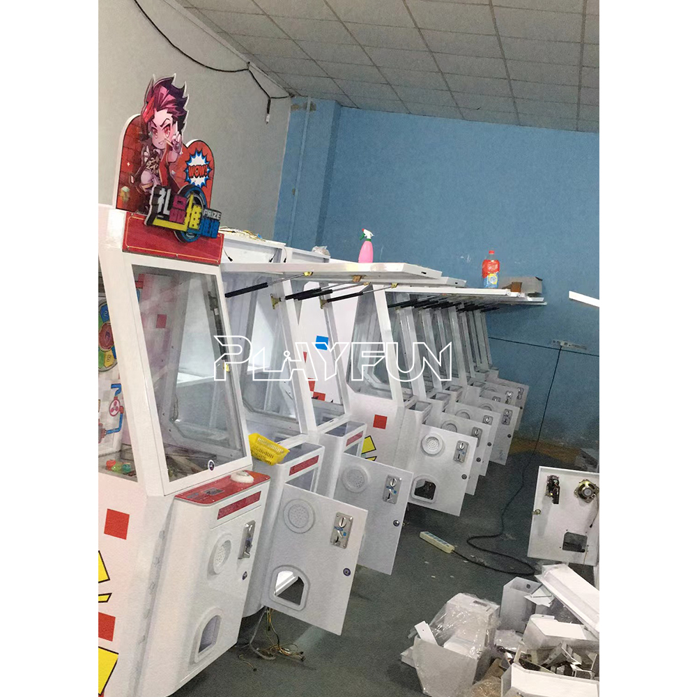 PlayFun Coin Pusher Operated Arcade Games Gift Kids Family Entertainment LEG-O Prize Gift Pusher Machine for Amusement Parks