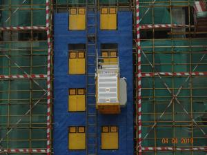 Wholesale VFC Motor Control 450m Rack &amp; Pinion Building Construction Lift from china suppliers