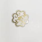 Hot Stamp Foil Stamped Sticker Notary Seal label Sticker Anti Counterfeit