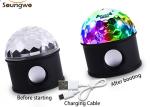 1200mAh Battery 6W Disco Light With Bluetooth Speaker For Party