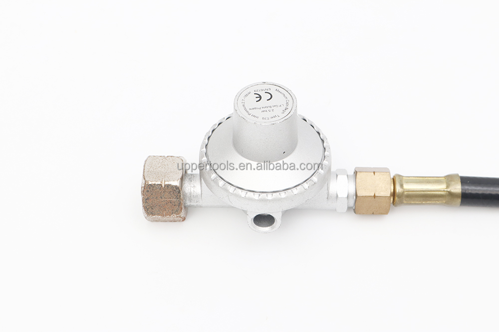 Industrial Rubber Gas Propane Welding Hose with Brass Adapter and Industrial Regulator