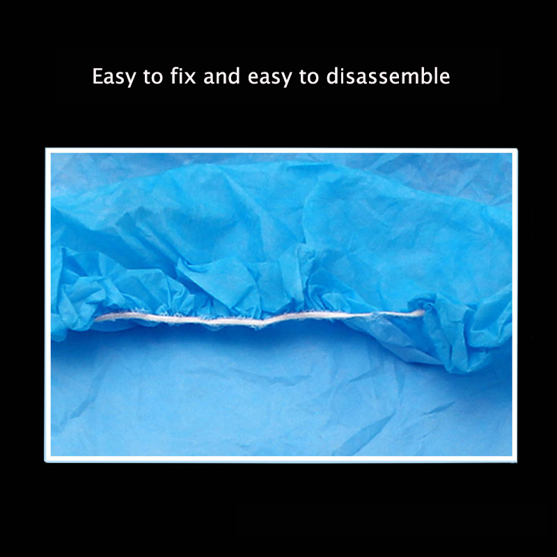 Waterproof 100*220cm Nonwoven Disposable Mattress Protector