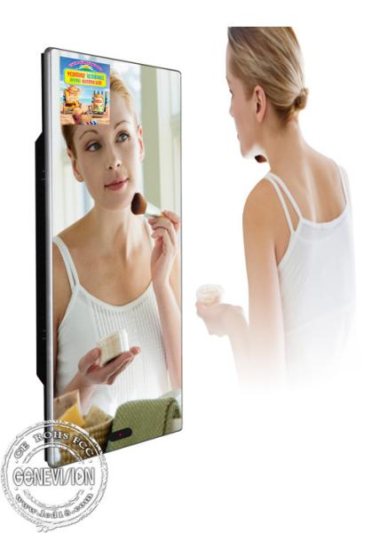 Washroom Magic Mirror Digital Signage Advertising Screen LCD TV Screen Video