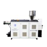 Two Hoppers HDPE PE PPR PPH Plastic Single Screw Extruders SJ160/28 110KW 430KW