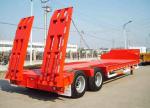 Two Axle Low Bed Semi-trailer Can Transport 40-50 Tons