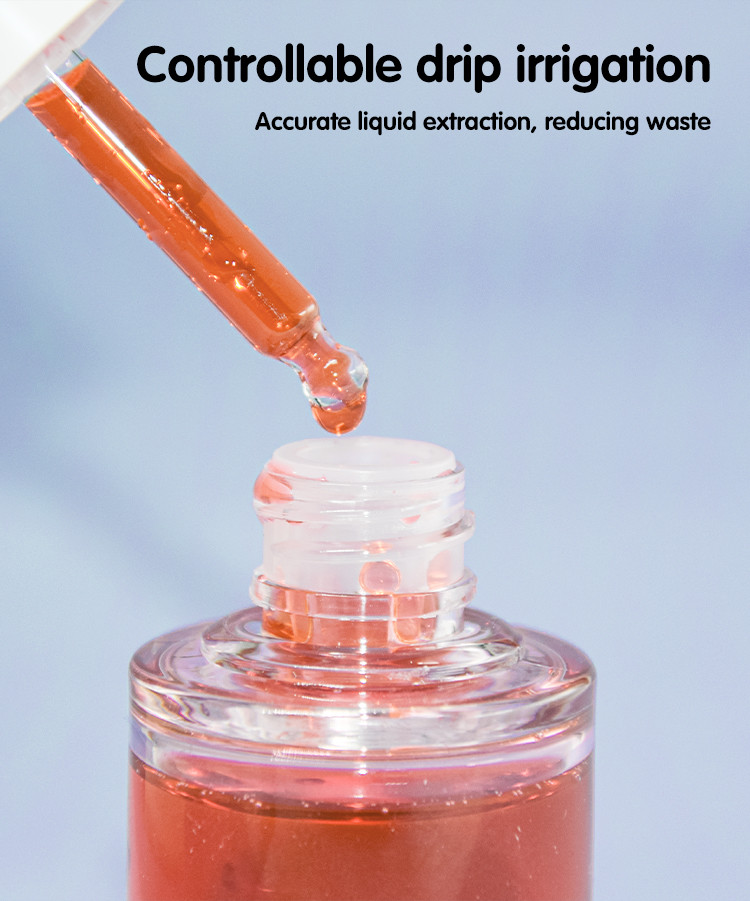 30ml 50ml Oil Dropping Plastic Bottle With Rotatable Button Pipette Dropper