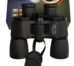 Black Compact High Power Binoculars 10X50 For Hunting 122m / 1000m Field Of View