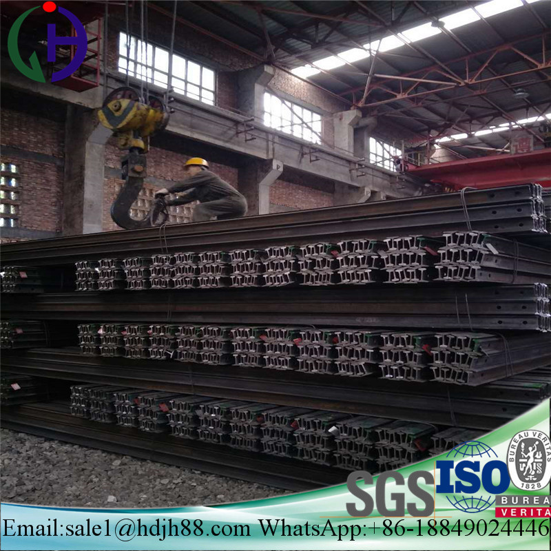 Industrial Railway Track Material Steel , Rail Height 140mm Railway Track Metal