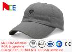 Diamond gray dads cap low crown diamond logo adjustable buckle