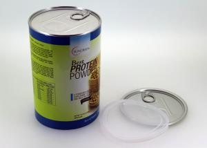 Wholesale Small Food Grade Powder Paper Tube Packaging , Aluminum Easy Open End from china suppliers