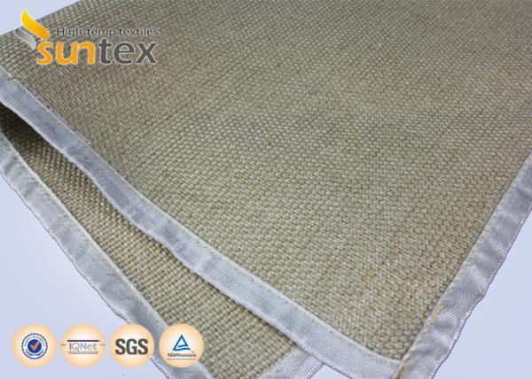 Crowfoot Silica High Temperature Fiberglass Cloth 36OZ For Heavy Duty Welding