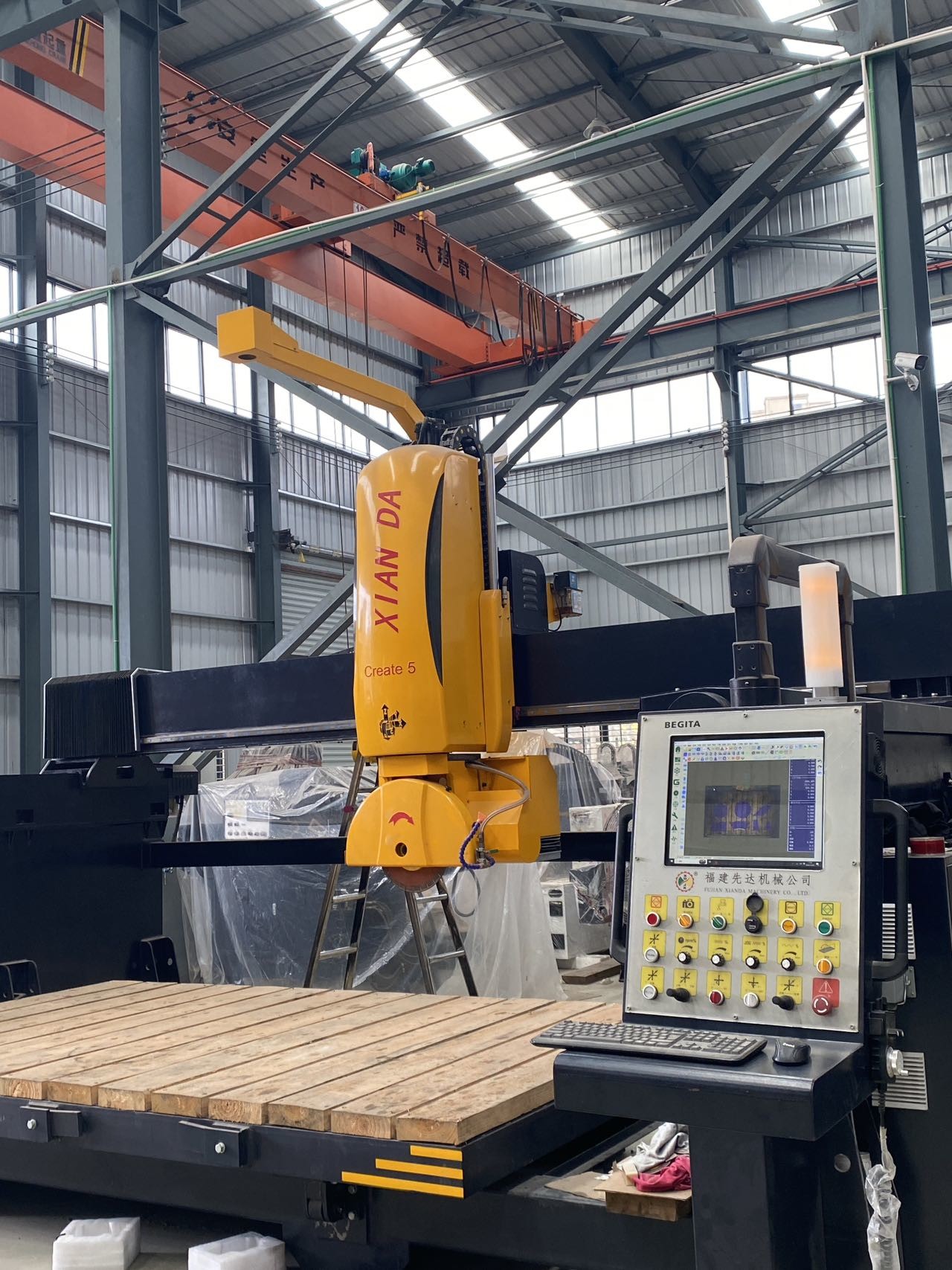 5-Axis Multifunctional Intelligent Bridge Saw Precision Cutting For Stone Marble & Granite