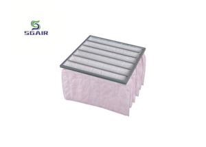 Wholesale Aluminum Recycled Washable H14 Pocket Bag Air Filters Pink Color from china suppliers