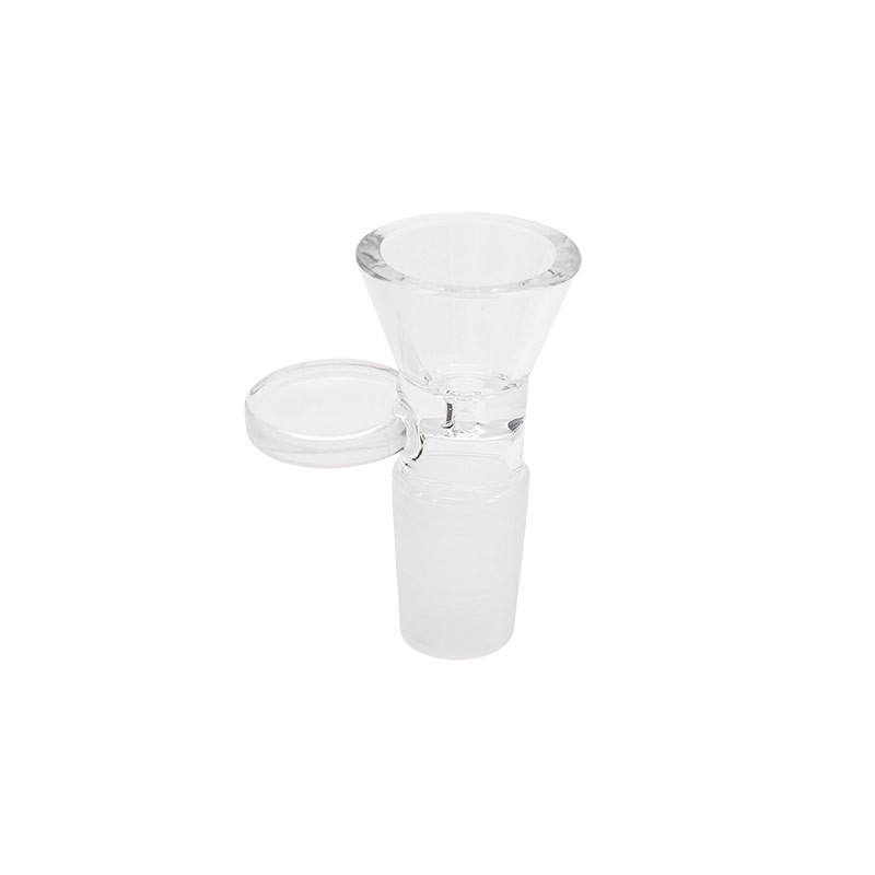 300℃ Inhale Smoke Funnel Shaped Glass Drinking Straws