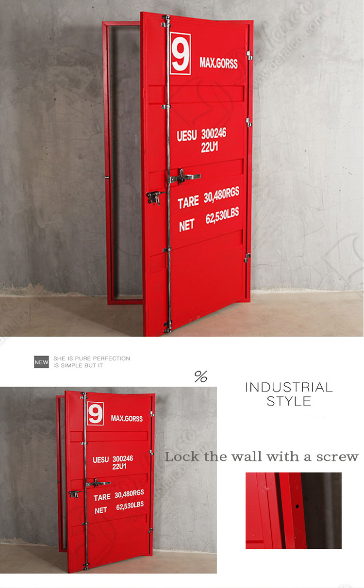 SGS Metal Industrial Cabinet Door For Restaurant / Bar / Coffee
