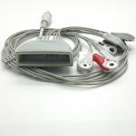 5 Leads Grabber HP Holter Record ECG Cable TPU Jacket