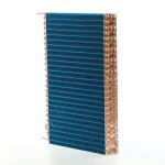 Corrugated Fin Copper Condenser Coil Tube AC Evaporator Coil