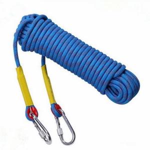 Wholesale Custom High Quality Hiking Mountaineering Rescue Fire Escape Rope 10.5mm Rock Safety Rope Dynamic Climbing Rope from china suppliers
