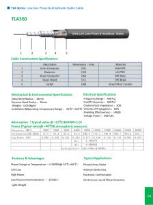 Wholesale TLA Series Low loss phase &amp;AmPlitude Stable cable from china suppliers