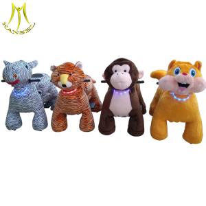 Wholesale Hansel shopping mall indoor rides electric stuffed animal scooters from china suppliers