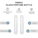 10ml 20ml Glass Perfume Bottle Transparent Crystal Clear & Leak-Proof