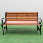 Patio Furniture Metal Outdoor Steel Wood Park Bench Seat Cast Iron Bench with