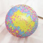 Portable Kids Beach Ball Toy , Parent Child Interactive PVC Water Play Ball