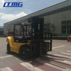 Wholesale Chinese 8 ton diesel forklift truck with 4.5m triplex mast 2270mm fork length from china suppliers