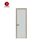 Powder Coated Aluminum Casement Door Glass Slim Narrow Frame