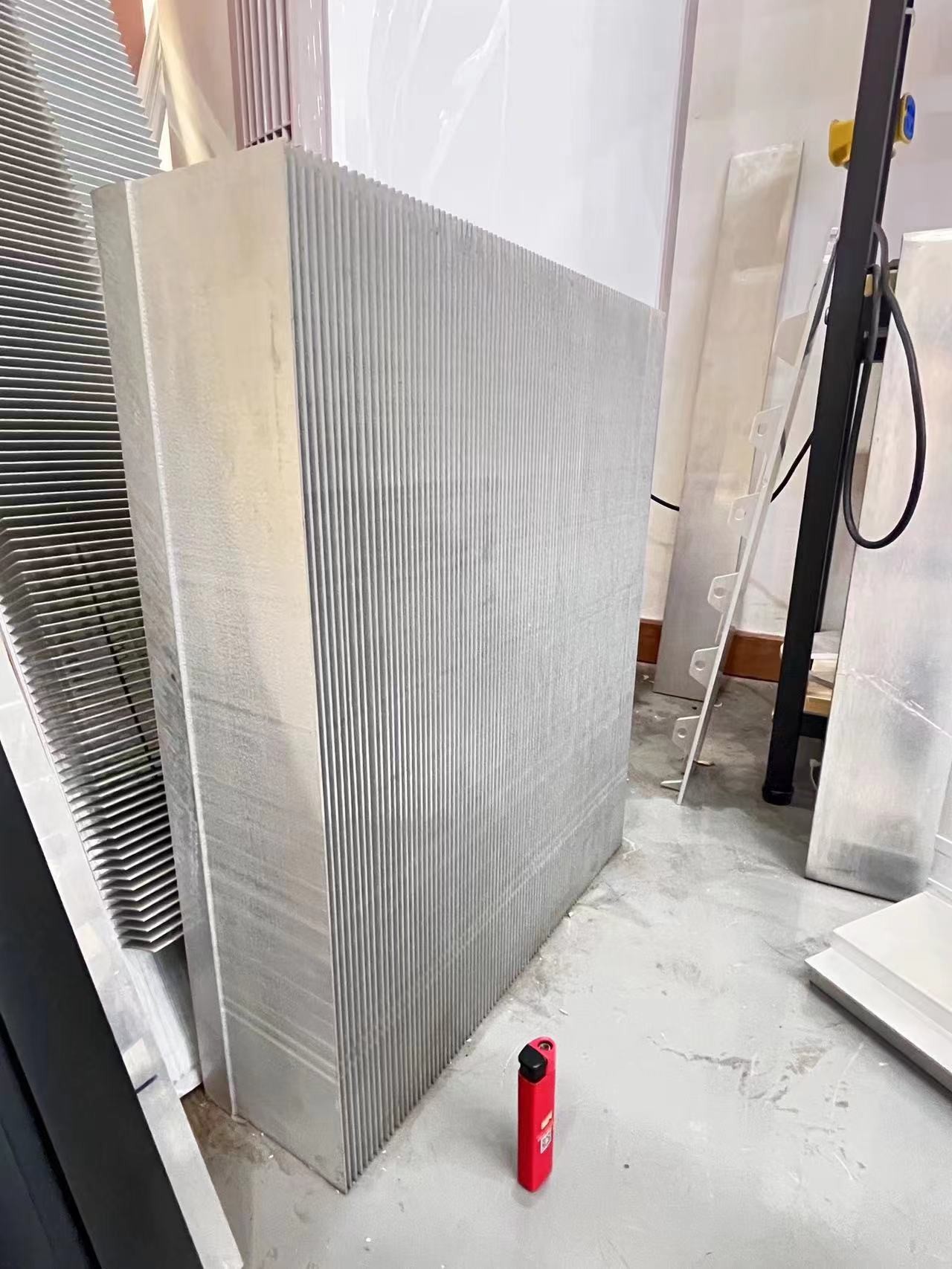 1000W Grown Light LED Aluminum Heatsink Skived Base Heat Sink For Computer Sever